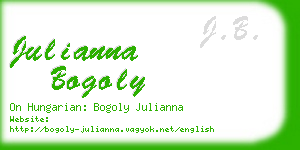 julianna bogoly business card